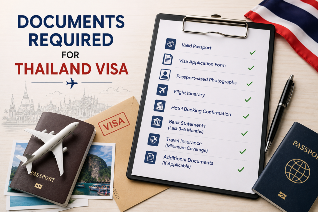 Documents Required for a Thailand Visa
